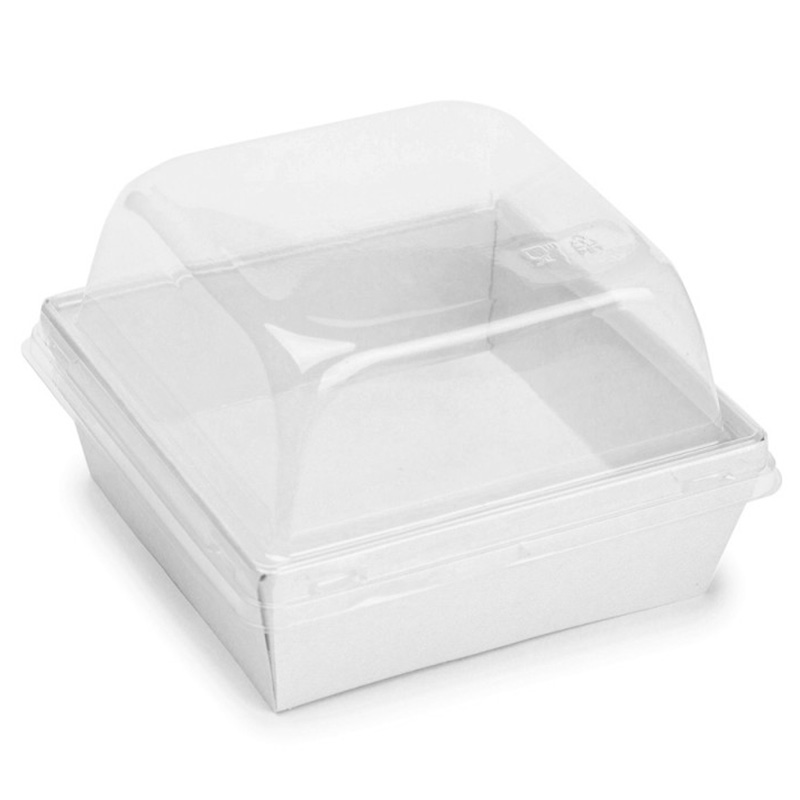 Упаковка ECO SmartPack белая, 800мл. 130х130х90мм Упаковка ECO SmartPack белая, 800мл. 130х130х90мм